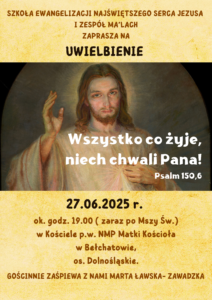 Zapraszamy na koncert uwielbienia!